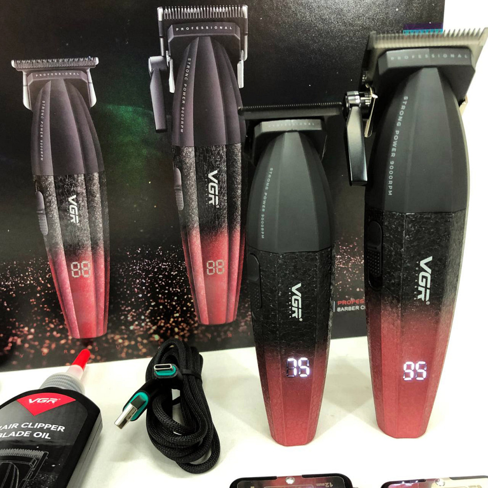 Машинка для стрижки голови VGR V-640, Хороший бездротовий триммер, Електромашинка для волосся FQ-25 Львів - фото 4