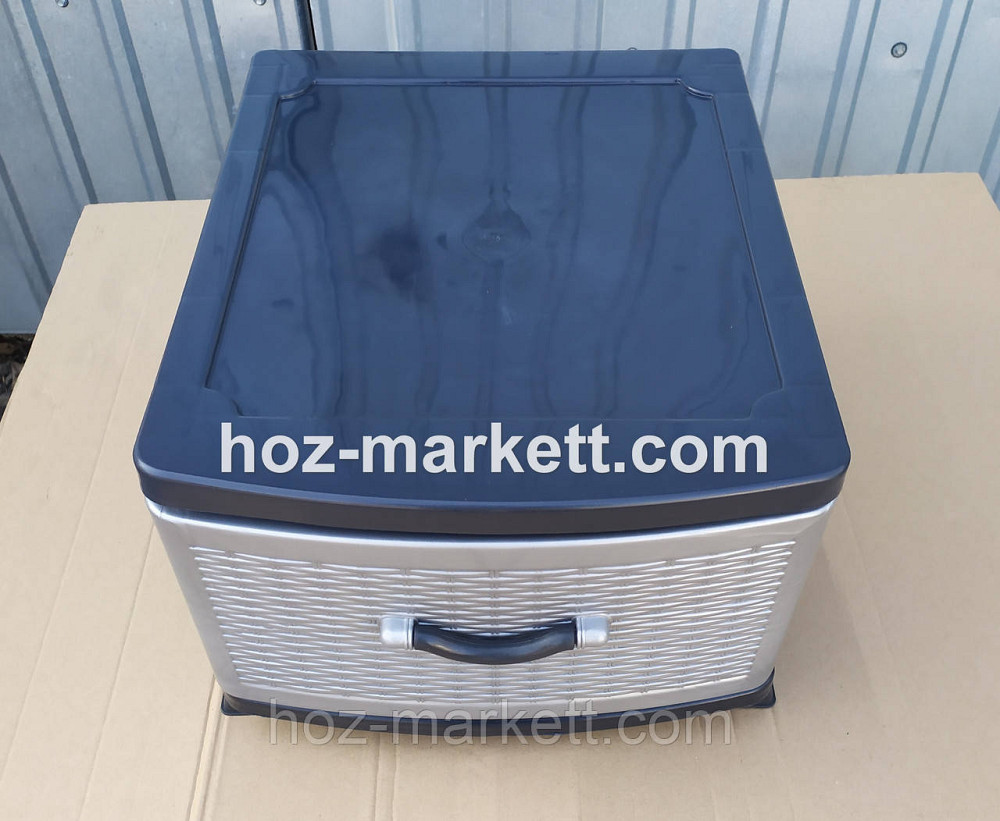 Комод пластиковый на 1 ящик серый Харьков - изображение 4