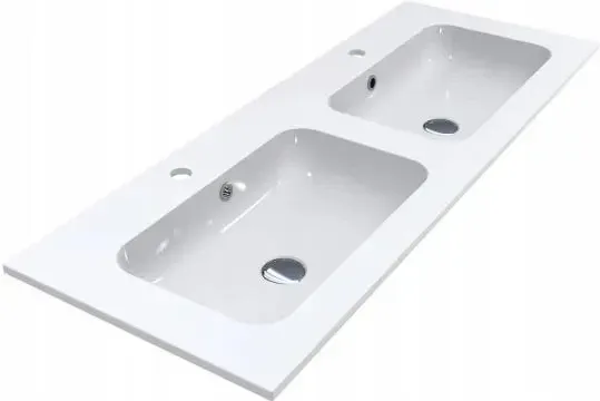 Раковина  Miraggio Biała Podwójna Wpuszczana 120 X 45Cm(172) Київ