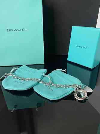Тиффани браслет сердце / цепь серебро (покрытие) / упакован в мешочек Tiffany Одесса