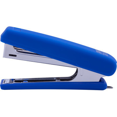 Степлер Buromax RUBBER TOUCH №10,12 аркушів 107х25х54 мм, синій (BM.4128-02) Вінниця - фото 1