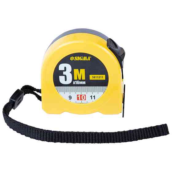 Sigma Рулетка Color 3м×16мм SIGMA (3811211) Київ
