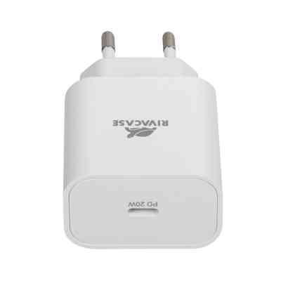 Зарядное устройство RivaCase 1xUSB Type-C PD 20 Вт кабель Type-C white (PS4101 WD4 (White)) Винница