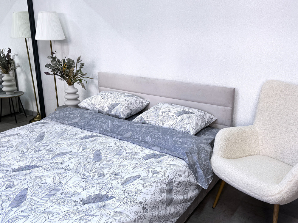 Ecotton Комплект постільної білизни Ecotton двоспальний Сімейний 150х215 см сатин білий (рис. 2 Киев - изображение 5