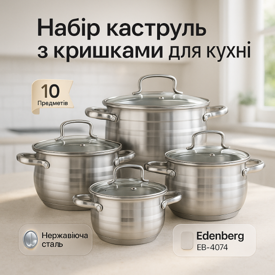 Набор кастрюль высшего качества, Набор каструль для электрических плит кастрюль для плит AY-22 Львов