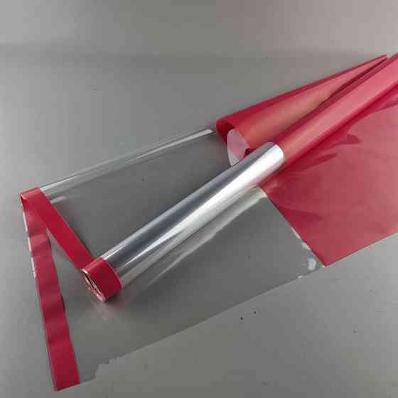 Пленка для цветов Рулон 8 м Тонировка с каймой  (75) (h700) № 804 Красный (1 шт) Харьков