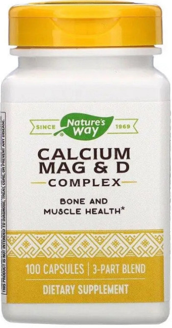 Кальций и магний Д3 Nature's Way Calcium Mag & D Complex 100 капс Киев - изображение 1