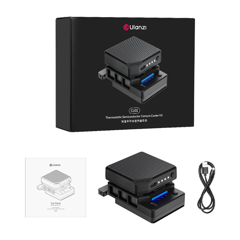Кулер для камери напівпровідниковий термостатичний з акумулятором Ulanzi CU01+С045 Київ - фото 5