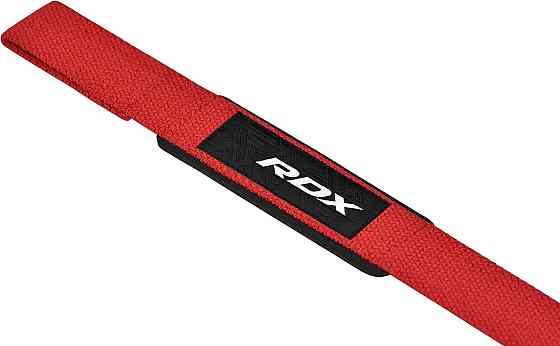Лямки для тяги RDX W1 Gym Single Strap Red Plus Каменское