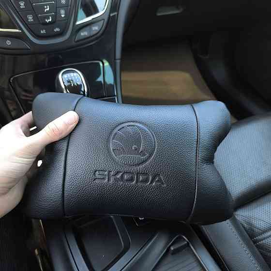 Подушка для сидіння для автомобільного крісла Skoda Шкода, Декоративні подушки з логотипом SC-28 Івано-Франківськ