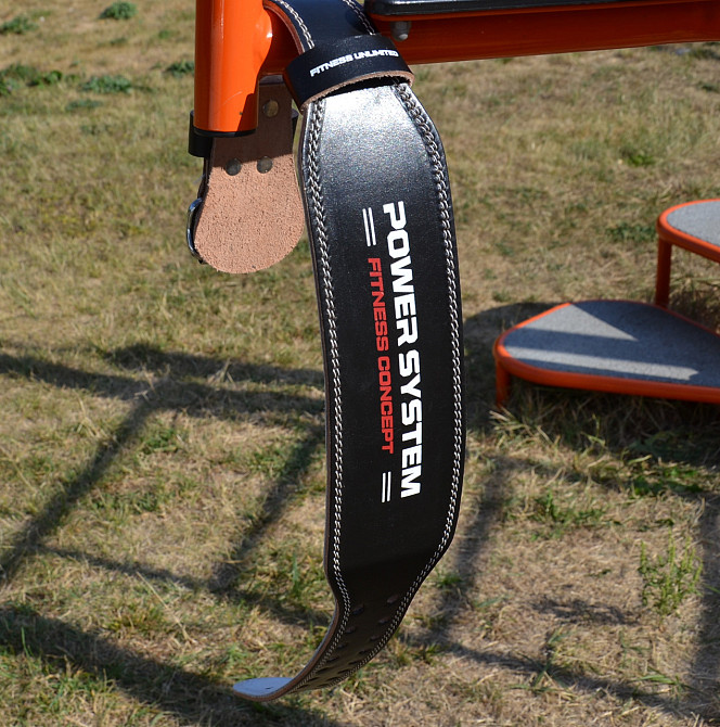 Пояс для важкої атлетики Power System PS-3100 Power шкіряний Black M Кам'янське - фото 7