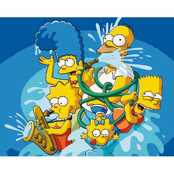 Картина за номерами без підрамника "Crazy family" Art Craft 16039-ACNF 40х50 см Вінниця