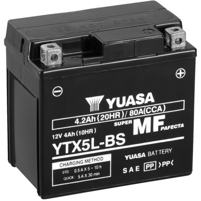Аккумулятор автомобильный Yuasa 12V 4Ah MF VRLA Battery AGM (YTX5L-BS) Винница - изображение 1