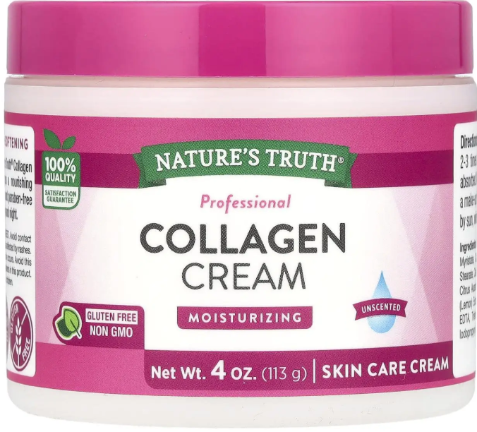 Крем с коллагеном для смягчения кожи Nature's Truth Collagen Cream 113 г без запаха Киев - изображение 1