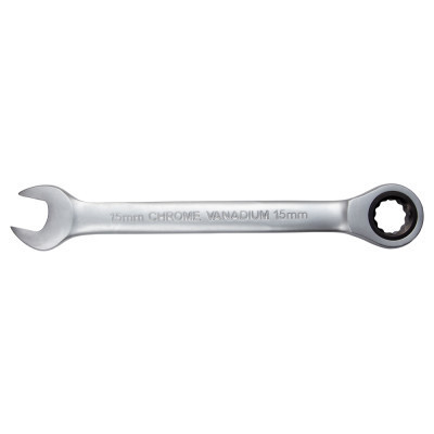 Ключ Sigma ріжково-накидний з тріскачкою 15мм CrV satine (6022151) Вінниця - фото 2