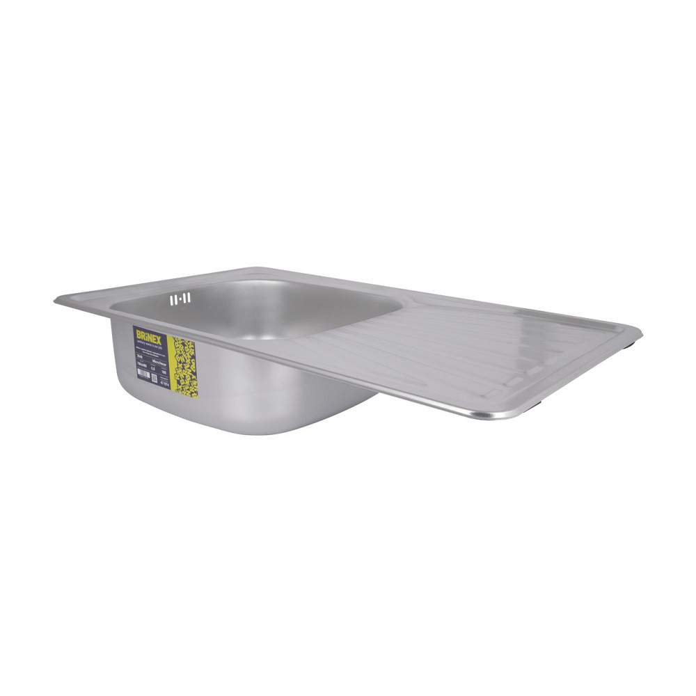 Кухонная мойка Brinex 7848 0,8 мм Micro Decor (BRIN7848MDEC08) Киев - изображение 4