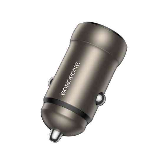 Автомобільний зарядний пристрій BOROFONE BZ32 Fresh single port PD30W car charger Black Одеса