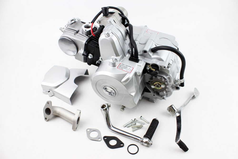 Двигун мопедний в зборі 70куб (Delta) - "механіка" (без нап. KANUNI) Київ - фото 1