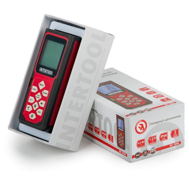 Далекомір лазерний 80 м INTERTOOL MT-3056 - 7 режимів роботи в одному пристрої Львів - фото 5