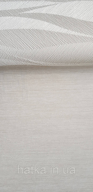 Шпалери вініл на флізеліні Grandeco Time метрові однотонні тонка смужка пісочні Київ - фото 2