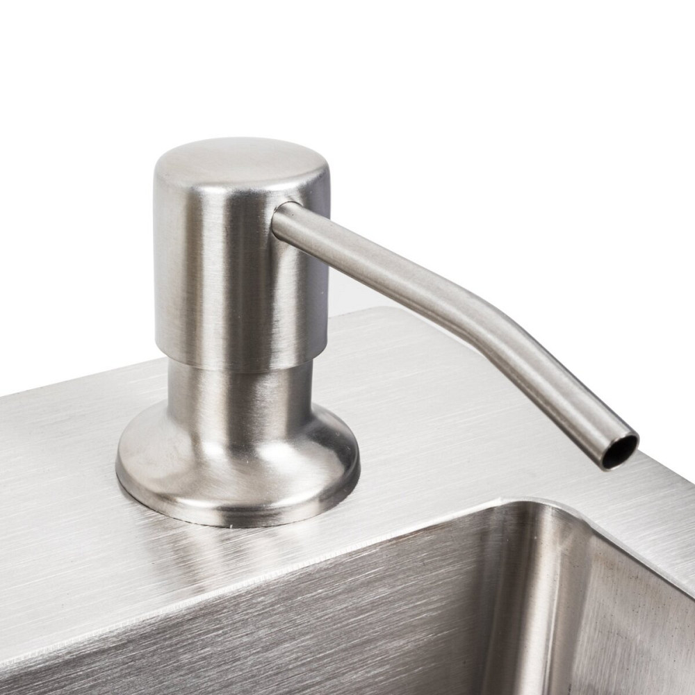 PLATINUM Кухонна мийка 75*45B PVD сатин Platinum Handmade "ВОДОСПАД" Киев - изображение 4