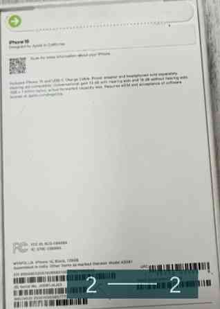 Айфон iPhone 16, Black 128Gb. Київ