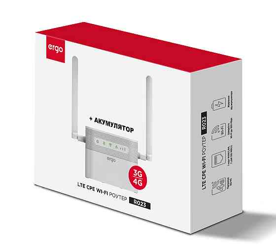 4G Wi-Fi роутер ERGO R023 з акумулятором (7204363) Київ