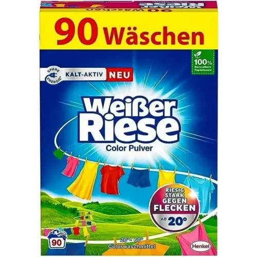 Порошок пральний Weiber Riese Color Pulver для кольорових речей 90 прань 4,5 кг Львів - фото 1