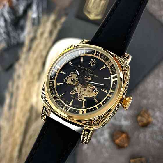 Awarder 021-3D Де би не була Gold-Black-Black Leather Киев