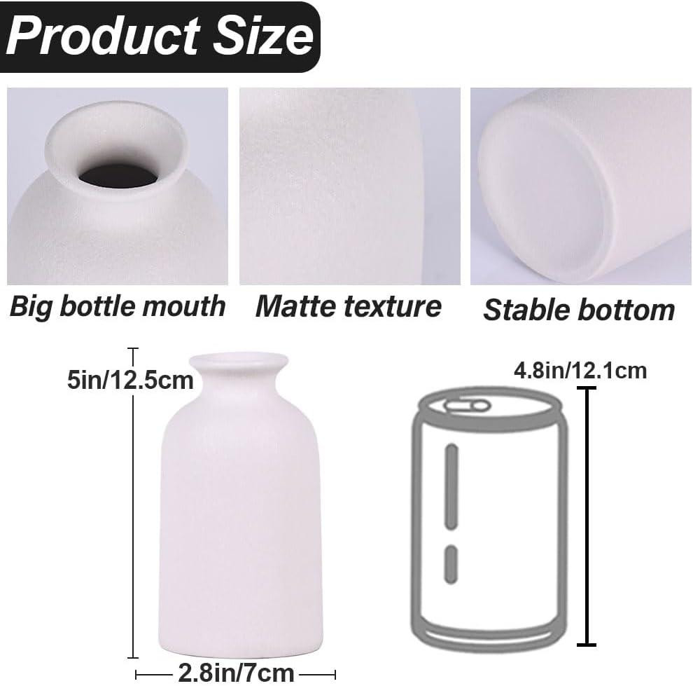 Маленькі вази для декору QIANLING 6шт Луцьк - фото 2