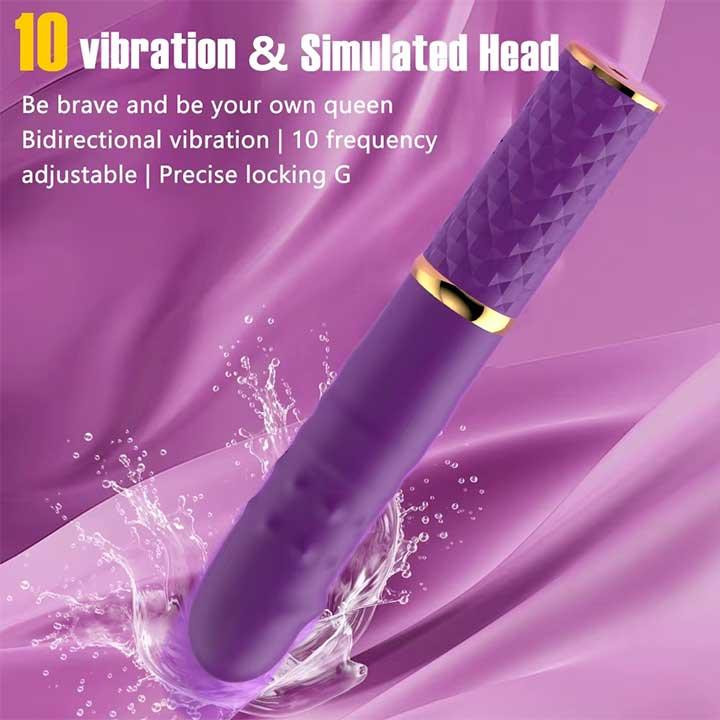 Мини секс-машина с поступательными движениями 10 режимов Фиолетовый Винница - изображение 7