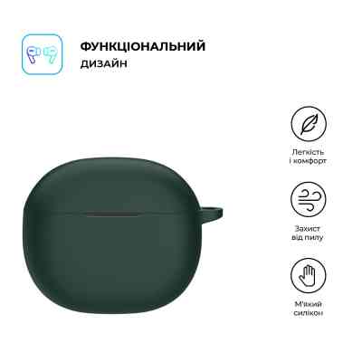 Чехол для наушников Armorstandart Hang Case для Xiaomi Redmi Buds 4 Active Green (ARM73542) Винница