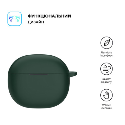Чехол для наушников Armorstandart Hang Case для Xiaomi Redmi Buds 4 Active Green (ARM73542) Винница - изображение 2