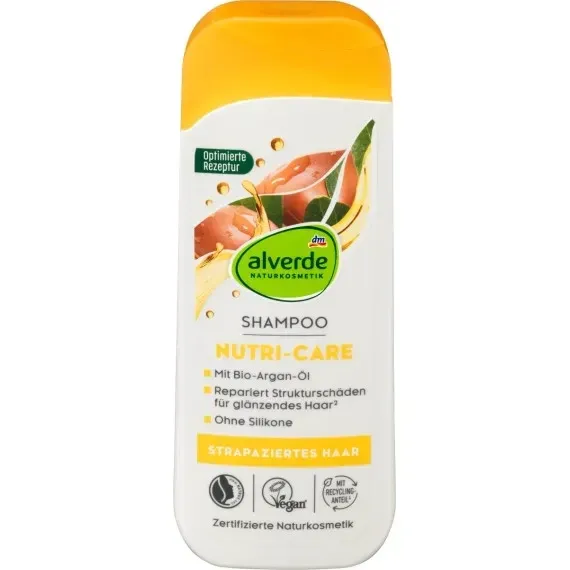 Шампунь Nutri-Care alverde, 200 мл. (Німеччина) alverde NATURKOSMETIK Shampoo Nutri-Care, 200 ml Львів - фото 1