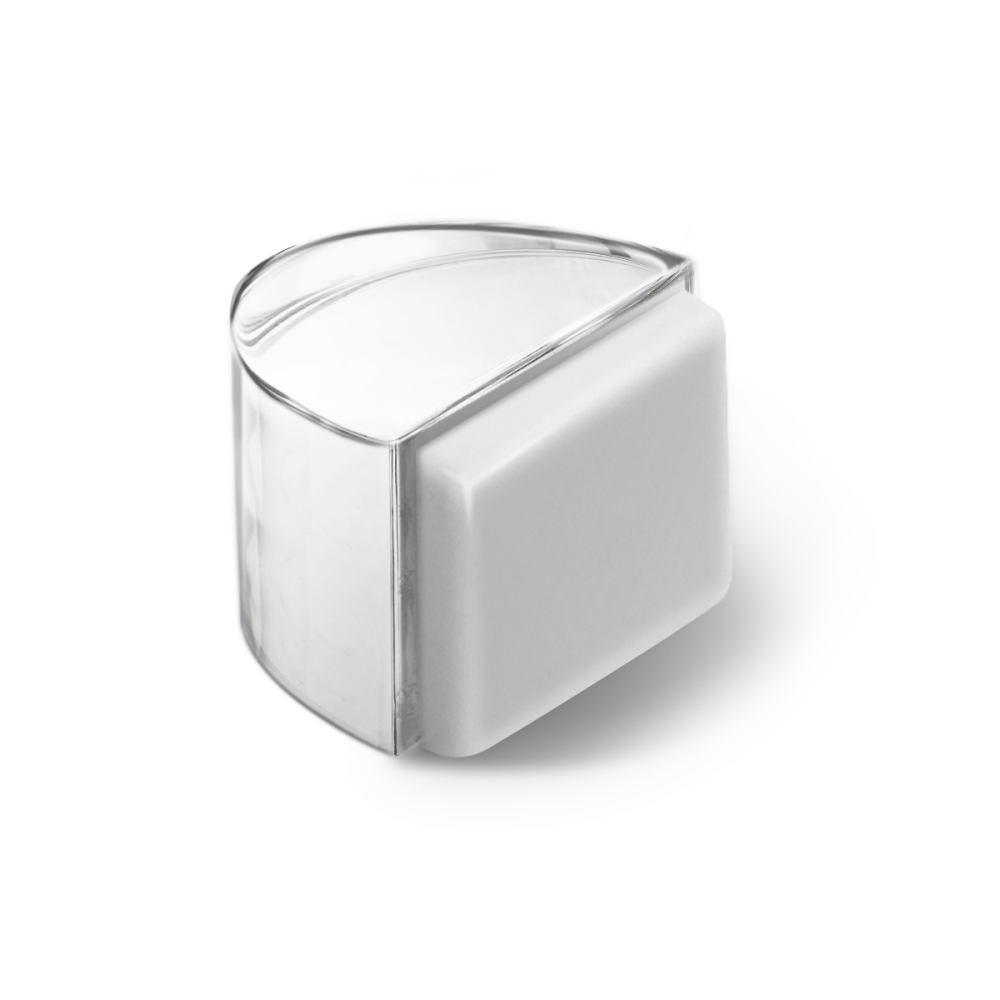 УПОР КЛЕЙКИЙ ПІДЛОГОВИЙ ДЛЯ ДВЕРЕЙ M-45 T ПРОЗОРИЙ Київ - фото 1