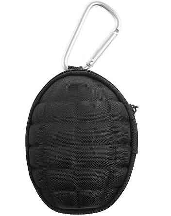 Футляр (Чохол) для зберігання дрібниць з карабіном Badger Outdoor "Granat" (BO-BAG-GRN-BLK) Black Нововолинськ