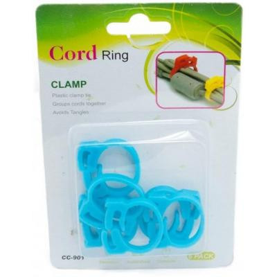 Тримач для кабелю Extradigital Cable Clips CC-901 (Blue) * 6 (KBC1706) Вінниця - фото 1