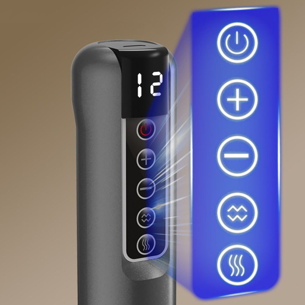 Акумуляторний вакуумний масажер з підігрівом + олія,12 режимів,з USB,Сірий SBR Київ - фото 6