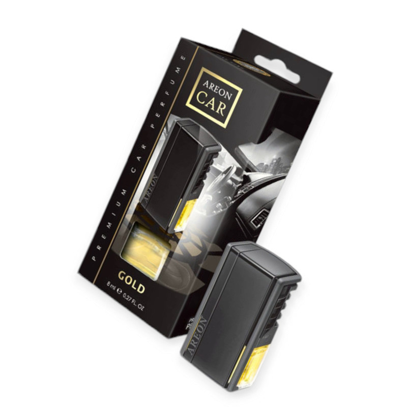 Освежитель воздуха ароматизатор на обдув жидкий 8мл areon car gold Мукачево - изображение 1