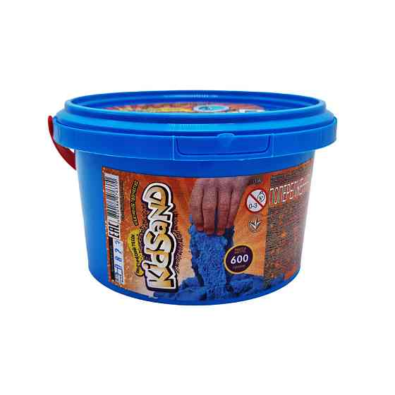 Креативна творчість "Кінетичний пісок "KidSand" KS-01-05, 600 гр Синій Вінниця