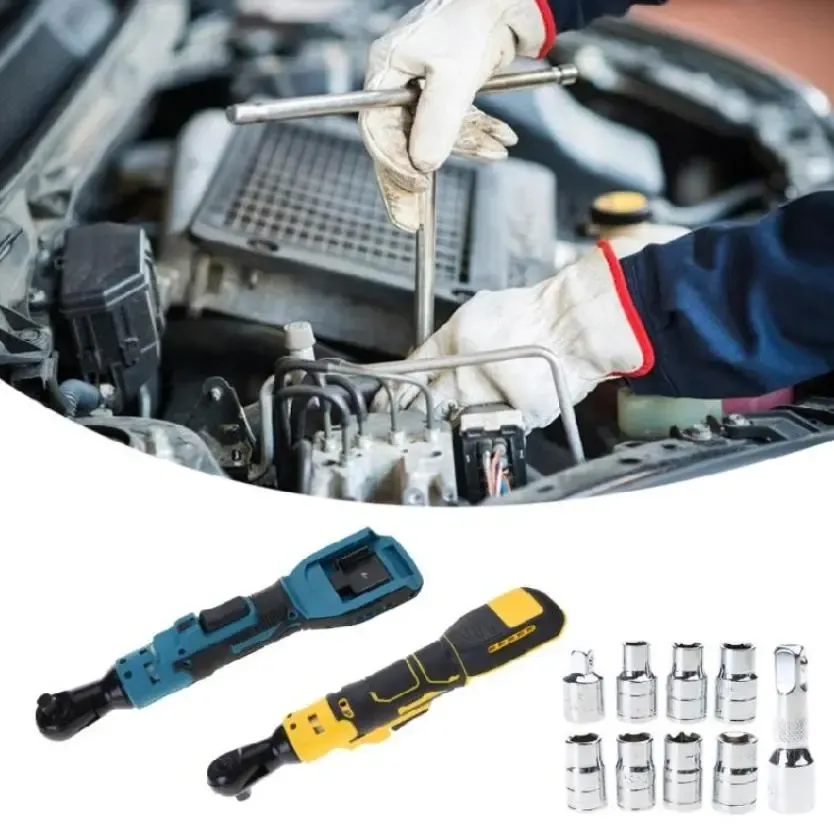 Угловой гайковерт, аккумуляторная трещотка АКБ 48V X-475 синий Коломия - фото 4