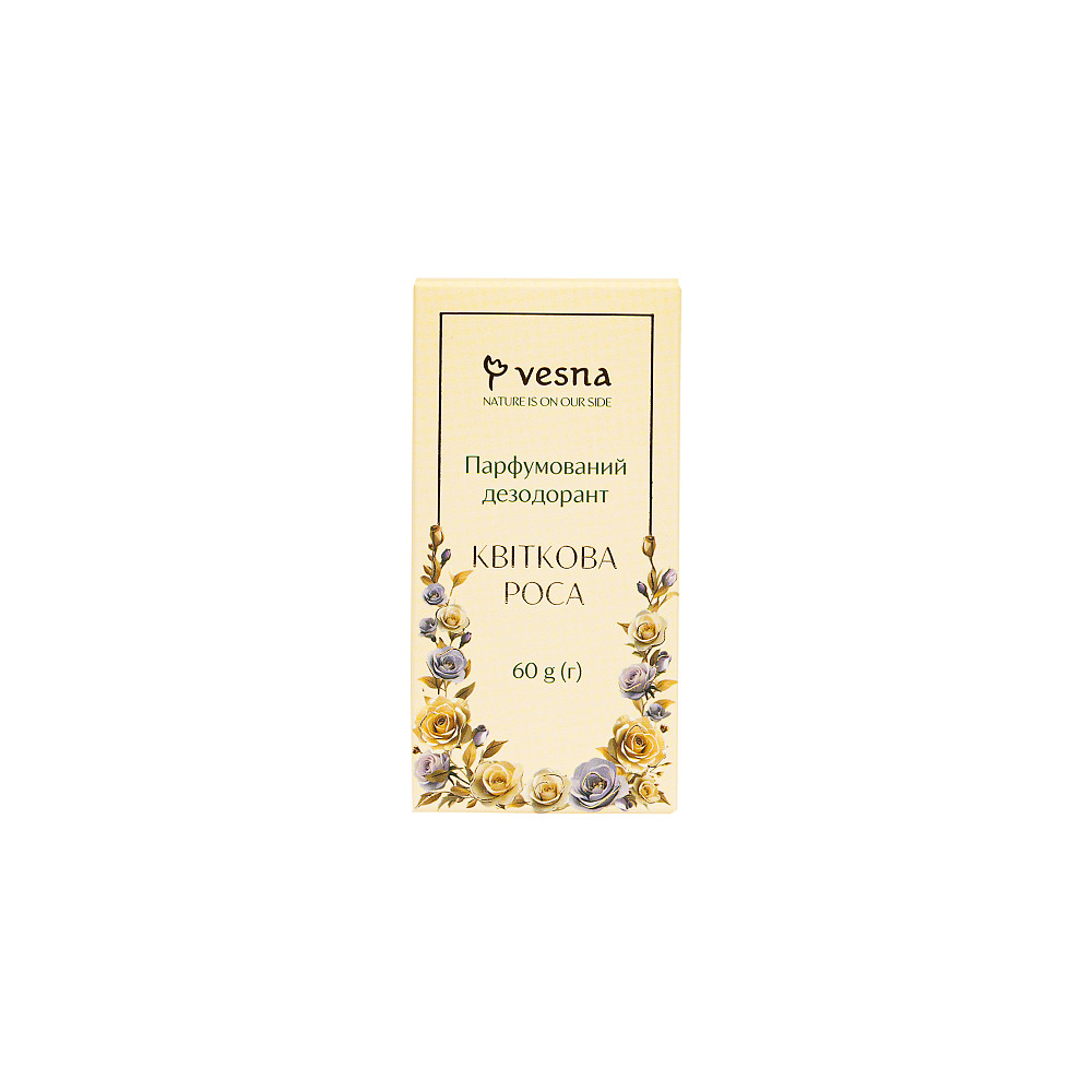 Парфумований дезодорант Квіткова роса Vesna 60 г Київ - фото 2