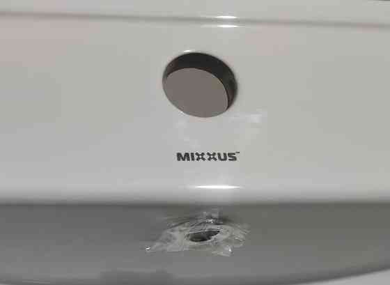 Раковина меблева Mixxus Premium CUBIC-1501 610х460х170mm з отвором під змішувач та переливом  ( MP6495 ) 28287 Харків