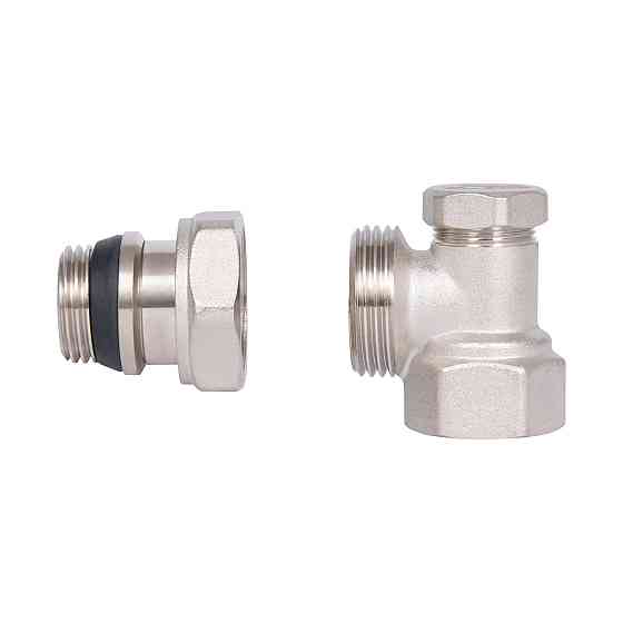 Кран радіаторний Thermo Alliance Base 1/2" ВН з антипротіканням кутовий SD229W15 Київ
