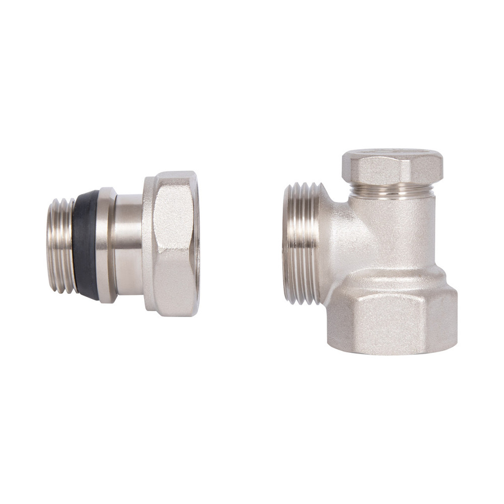 Кран радіаторний Thermo Alliance Base 1/2" ВН з антипротіканням кутовий SD229W15 Київ - фото 5