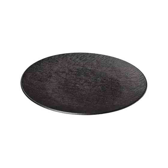 Yiwu Тарілка сервірувальна порцелянова 25 см чорна HP-7-727 Київ