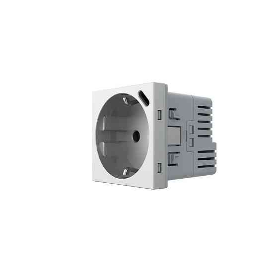 LIVOLO Електрична розетка LIVOLO з USB Type-C PD 18Вт, швидке заряджання iPhone, сіра, 16А 230В Коломия