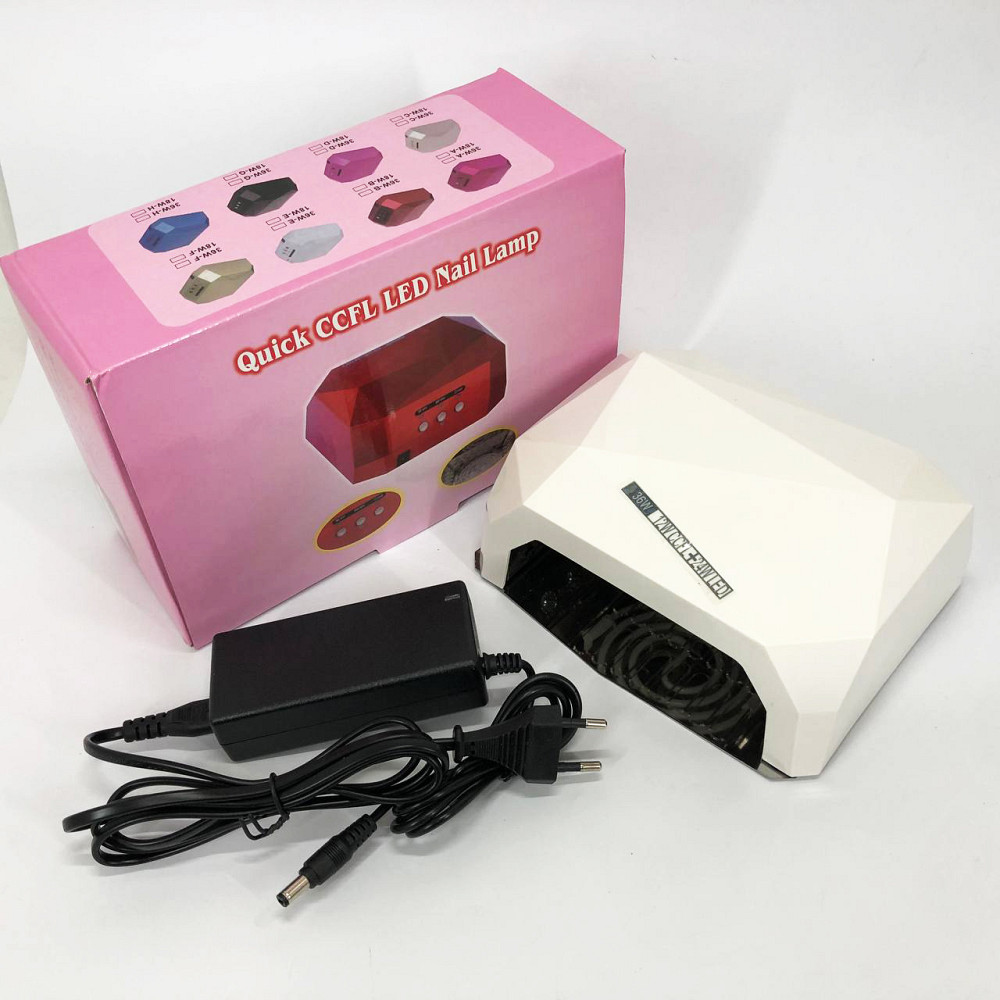 Лед лампа для гель лака UV LAMP CCF+LED, Сушилка обычного ногтей, Профессиональная сушка для гель лака YC-29 Львов - изображение 8