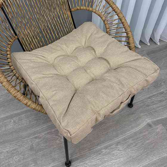 Подушка для стульев (50x50х8 см) Decorator Мальмо цвет бежевый 84-183 Киев