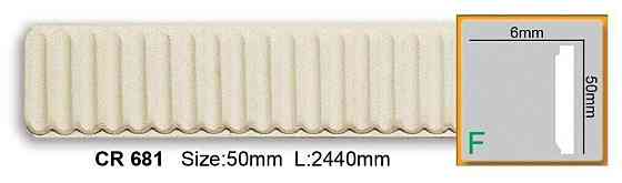 Молдинг полиуретановый с орнаментом Gaudi Decor CR 681 Flexi Днепр